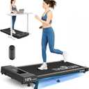 THERUN 10% Walking Pad with Auto Incline, Walking Pad for Home and Office, 2.5 HP Brushless Core Portable Under Desk App Walking Pad with Remote Control and LED Display