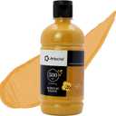 Artecho Yellow Ochre Acrylic Paint - Large Bottle 500ml / 17oz, Craft Paint for Canvas, Rocks, Wood, Fabric, Ceramic, Non-Toxic