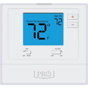 PRO1 T771 Single Stage Non-Programmable Wall Thermostat for 1 Heat/1 Cool Conventional Systems, Conventional Digital Thermostat for Home
