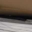 No Pawblems Free Standing Dog Gate with Door, 30'' Tall Foldable Dog Fence for Indoor & Outdoor, Up to 156 Inch Extra Wide Puppy Gate for Stairs, Hallways, Doorways, Deck, Yard (White, 6 Panels)