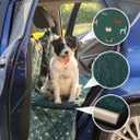 Dog Back Seat Cover with Hard Bottom – Waterproof Car & SUV Seat Protector, Rigid Support Platform with Soft Fleece Lining for Safe Pet Travel