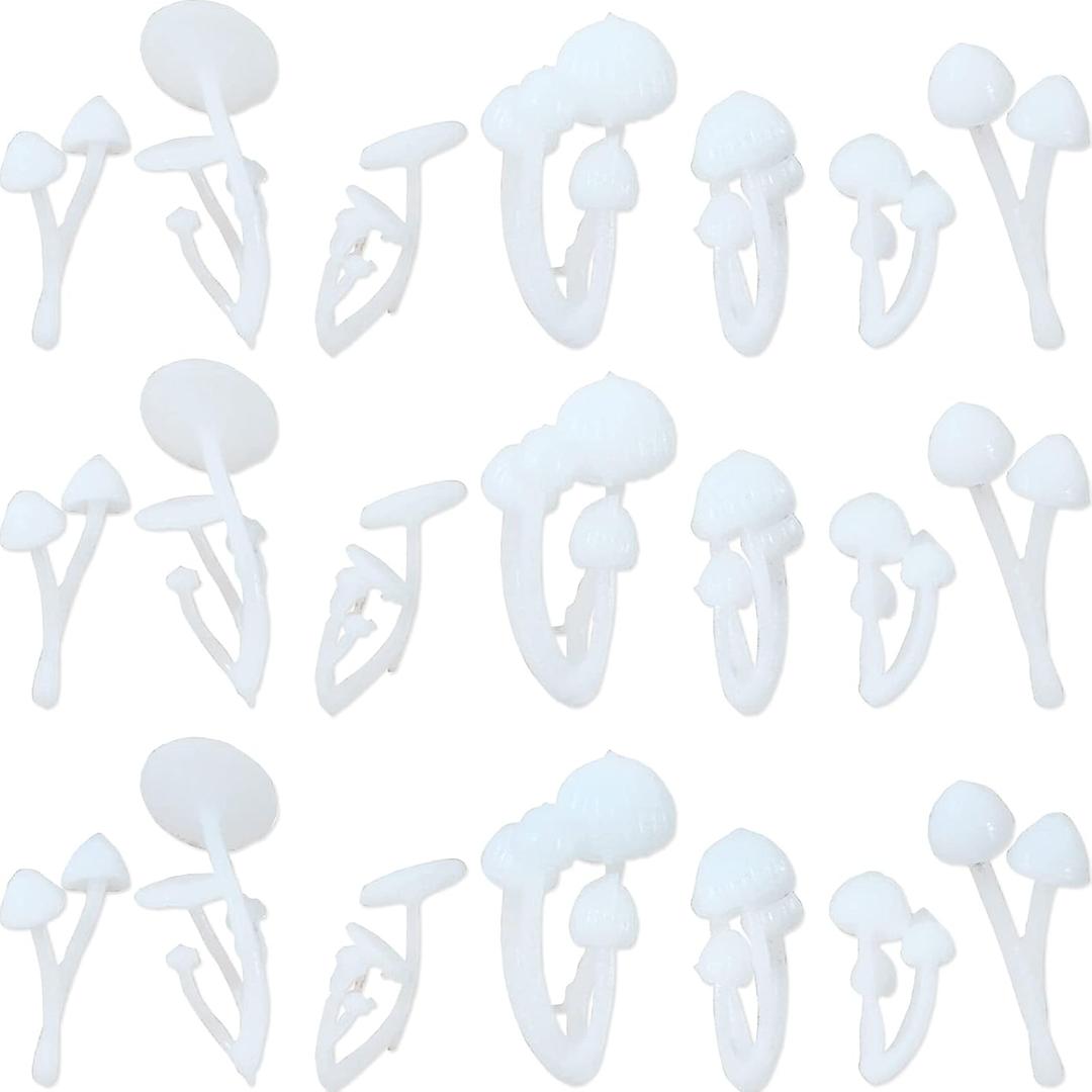RONYOUNG 21PCS Plastic Handmade Mini Mushrooms, Resin Jewelry Making Supplies, DIY Craft Resin Filling Micro Landscape Small Mushroom