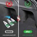 New 2025 2026 Model Y Juniper Trunk Storage Bins, 2PCS TPE Waterproof Trunk Organizer With Anti Slip Strips And Original Suede Material Lids