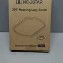 Incostar 360° Rotating Lazy Susan Turntable Organizer - Multifunctional 11.8" x 8.7" Rectangular Organizer for Refrigerator, Cabinet, Pantry, and Kitchen Countertop