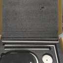 Brushed Nickel Freestanding Toilet Paper Holder with Reserve for Bathroom with Weighted Base, Modern Tissue Roll Holder Stand