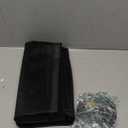 Magnetic Screen Door,Hook&Loop Pet Screen Door Fit Door Size 34" x 80" Heavy Duty Door Screen Magnetic Keep Bugs Out (Black)