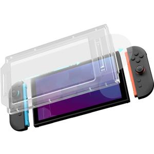 GeekShare Switch 2 Screen Protector, Dust-Free Alignment Frame, 9H Glass Tempered Film-Anti-Fingerprint, Bubble-Free, HD Clear, Anti-Scratch & Anti-Glare, Precise Cutouts, Auto-Installation, 2 Pack