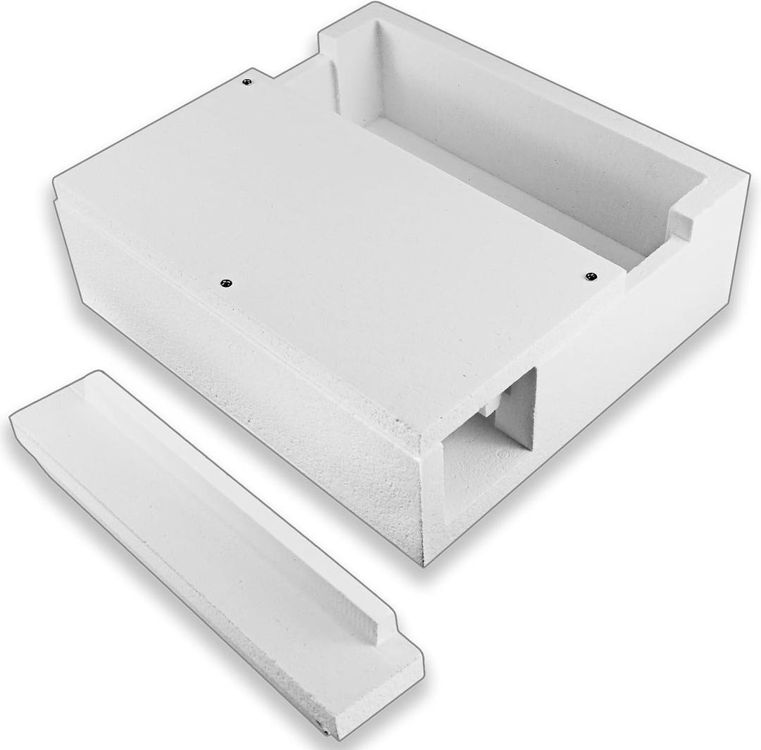 1602510A Wood Stove Refractory Assembly, Compatible with Vermont Castings Firewood Stoves (Defiant Encore 2190, Defiant 1910, Defiant 1945), with Access Panel 1602511