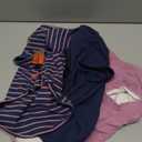 KYEESE 3Pack Dog Sweater, Soft Pet Sweatshirt Pullover Stretchy Dog Sweater for Small Medium Dogs Girl Boy, Lightweight Fleece Pet Shirt Clothes with Sleeves, XL (X-Large (21-31lbs), 06# 3Pack(Pink+Blue+Stripe))