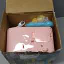 Skirfy Unicorns Claw Machine, Mini Vending Machine with Lights & Music, Adjustable Sound, Candy and Electronic Prize Dispenser, Includes 45 Toys, Candy and Birthday Gift for Kids Girls (Pink)