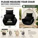 Egg Chair Cushion, 47 x 31.5 Inch