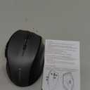 E-YOOSO Wireless Mouse, 2.4G USB Computer Mouse with 5 Levels 4000 DPI, 18 Months Battery Life, Ergonomic Grips, 6 Buttons Large Optical Mouse for Laptop, Mac, PC, Chromebook, Notebook (Gray)