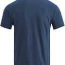 H HYFOL Men's Graphic T-Shirts USA Flag Cotton Short Sleeve American Patriotic Crewneck Casual Regular Tee Shirts (Blue, XXL)