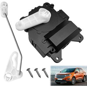 HVAC Heater Air Blend Door Actuator - Driver Side -Compatible with 2007-2015 Ford Edge Lincoln MKX Left Main Temperature Replaces Parts 604-239, 7T4Z19E616B (Left Main Temperature Actuator)
