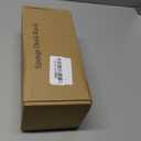 Cisily Black Sponge Holder for Kitchen Sink, Sink Caddy Organizer with High Brush Holder, Kitchen Countertop Organizers and Storage Essentials, Rustproof 304 Stainless Steel, Soap Dispenser Organize