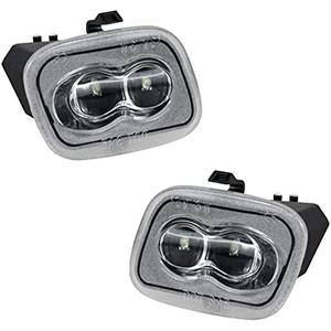 NDRUSH Side Mirror Puddle Light LED Lamp Assembly Compatible with Ford 2015-2021 F-150 2017-2021 F-250 F-350 Super Duty
