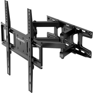 Full Motion TV Wall Mount Bracket with Articulating Dual Arm Swivel and Tilt fit 26 to 55 Inch Flat Screen TVs,Max VESA 400X400 and 110lbs,Fits up to 16" Studs