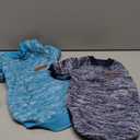 2 Pack Dog Sweaters for Small Dogs Girl Boy Winter Fleece Clothes Warm Soft Dog Sweatshirt Outfit for Dogs Cats Pet Apparel