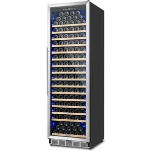 ORYMUSE Large 200 Bottle Wine Fridge - 24 Inch Wine Cooler Refrigerator, Freestanding and Built-in Design, Upgraded Compressor Cooling, Intelligent Temperature Memory, 24 Inch - 200 Bottle/16 cu.ft