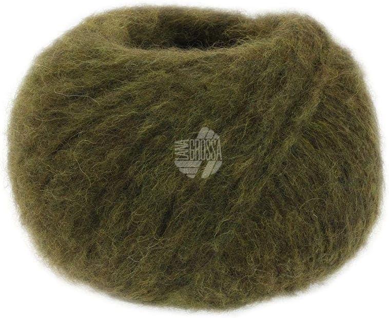 Lana Grossa Alpaca Moda Yarn, #14 Olive Brown