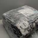 RELEANY Washable Area Rugs 8'x10' Non-Slip Modern Abstract Soft for Living Room Entryway Bedroom Nursery, Print Pattern, Black Navy Blue Gray