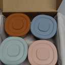 Moonkie Silicone Baby Food Containers | 4 oz Baby Food Storage Jars with Airtight Lids | Reusable Baby Food Jars, Freezer,Microwave and Dishwasher Safe, Perfect for Infant & Toddler