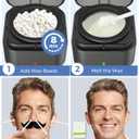 Boloye Nose Wax Kit with 100g Natural Resin Wax & 20 Sticks, Mini Nose Hair Wax Kit with Smart Temp Control, USB Fast Heat, 3-Min Hair Removal Lasts 46 Weeks | For Nose & Ear, Up to 15 Uses
