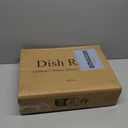 SNTD Dish Drying Rack - Extendable Dish Rack, Large Sink Drying Dish Drainer for Kitchen Counter, Stainless Steel Dish Strainer with Utensil Holder (Black)