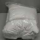 VidaFete 90inch Round Tablecloth Polyester Table ClothStain Resistant and Wrinkle Polyester Dining Table Cover for Kitchen Dinning Party Wedding Rectangular Tabletop Buffet Decoration(White)