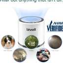 Levoit Air Purifier for Home, AHAM VERIFIDE, High-Efficiency Filter for Smoke, Dust, Pollen, and Odors in Bedroom, Office, or Nursery, Optional Night Light, Quiet Operation, LV-H132, White