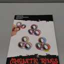 18Pcs Magnetic Rings Fidget Toys Spinner Set Easter Basket Stuffers for Kids Party Favors,Finger Magnet Rings Endless Hours of Fun ADHD Stress Relief Fidget Spinners for Birthday Adults