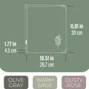 3 Ring Binder 1-Inch Rings 3-Pack of Cute Binders with Pockets, Gold-Foil & Metal Corners 1 Inch Binders 3 Ring Cute for School, Office & Work 1" Pastel Three-Ring Binder One Inch