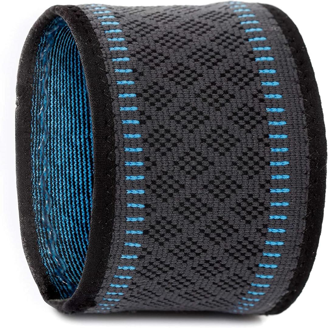 Diabetes Arm Band for Insulin Pod Monitoring Systems - Omnipod Dexcom Freestyle Libre - Protects Insulin Pod During Sports - Replace Adhesive Patches Tape (Blue, XS-S)