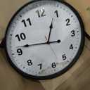 LEIKE Metal Large Wall Clock 24IN Black, Retro Silent Quartz Battery Operated, Decorative for Patio, Kitchen, Living Room, Bedroom, Pool