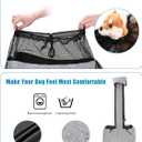 Ownpets Pet Sling Carrier, Fits 15 to 25lbs Extra-Large Dog/Cat Sling Carrier Reversible and Hands-Free Dog Bag with Adjustable Strap and Pocket Shoulder Pad for Outdoor Travel Hiking