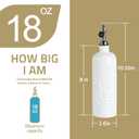 Sweejar 18 Oz Oil Dispenser for Kitchen with Gravity Spout, Ceramic Olive Oil Dispenser Bottle, Relief Opaque Vinegar Container for Evoo, Vinegar, Soy Sauce, Pack of 1(White, Gold Spout)