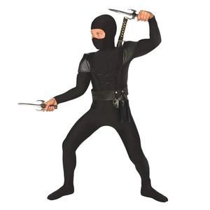 Kids Black Ninja Costume, Medium
