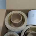 POWERTEC PSA Sandpaper Roll Set, 2-3/4" x 20 Yards (80/120/220/320 Grit, 5 Yards Each), Adhesive Backed Longboard Sanding Roll for Woodworking, Automotive, Air File & Hand Sanding Blocks (4RA1200)