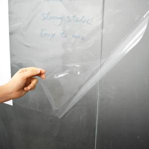 15 Pack Static Dry Erase Sheets, Transparent Dry Erase Wallpaper Whiteboard Sticker Wall 31.5 x 24 Inch