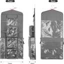 Wrapping Paper Storage, Gift Wrap Organizer Holder Double-Sided Hanging Gift Bag Storage Organizer (Grey)