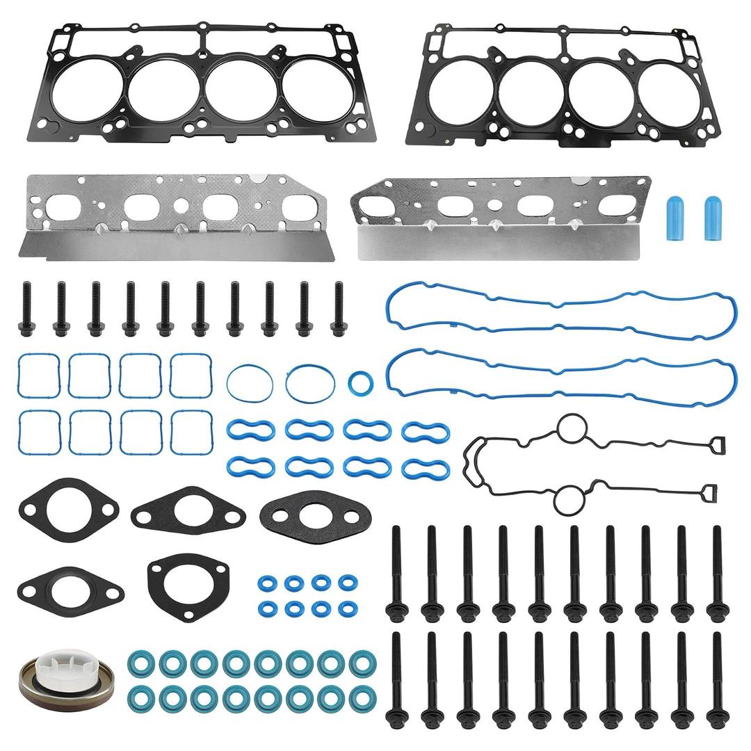 HS26423PT 5.7L Full Cylinder Gasket Set with Head Bolts, Compatible with 2009-2020 Dodge Ram 1500 2500 Challenger Charger Durango Chrysler 300 5.7 V8 Engine, Replace# ES72200 TCS46169