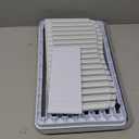 Professional Bread Slicer with Adjustable Guide, Foldable Cutter for Homemade Loafs, Bagels, Crumb Catcher Tray, Dishwasher Safe, Effortless Thick/Thin Slices