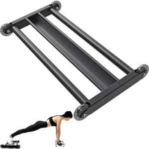 Glute Ham Glider, Hamstring Roller with V Bar
Smooth Wheels, Supports Hamstring Curls, Ab Glider Workouts, Helps Build Core and Lower Body Strength