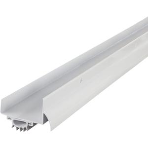 M-D Building Products 06403 36 in. White Aluminum U-Shape Screw-on Under Door Seal
