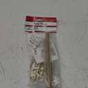 LASCO 14-1053 Toilet Seat Hinge Polished Brass Metal with Bolts and Nuts