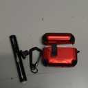 Inesore for AirPods Pro 3 Case (2025) with Phone Stand & Cleaning Kit,Compatible with Magsafe, Magnetic Automatic Lock Cover for AirPods Pro 3rd Generation, Red