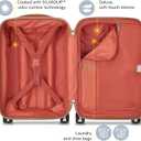 DELSEY PARIS Chatelet Air 2.0 - Hardside Carry-On Luggage 19 Inch - 360° Spinner Wheels - TSA Lock - USB Port -  Lightweight Polycarbonate Travel Suitcase, Angora