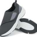 ORTOREX Men Orthopedic Diabetic Walking Shoes Edema Shoes for Swollen Feet (12, Grey)