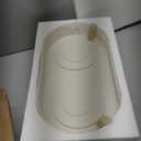 Raised Cat Food and Water Bowl Set - Elevated Ceramic Dishes With Non-Slip Stand and Splash Guard for Small Dogs - 2 x 480 ML (16.2 OZ) (White)