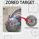 2 x 23x35 Inch Shooting Targets,Paper Silhouette Shooting Targets for Indoor and Outdoor Use, Range,Suitable for Handguns,Pistols,Rifles,Airguns,Pellet Gun,BB Guns (14x21 inches(Turkey))